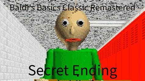 baldi's mistake|baldi's basics secret ending.